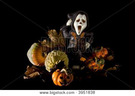 Halloween-Serie auf schwarz
