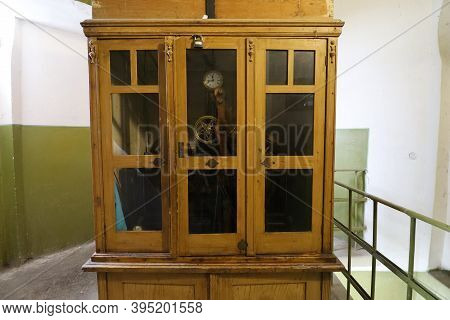 Drohobych, Ukraine - October 23, 2020: City Hall Building