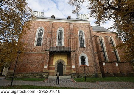 Drohobych, Ukraine - October 23, 2020: Church Of St. Bartholomew