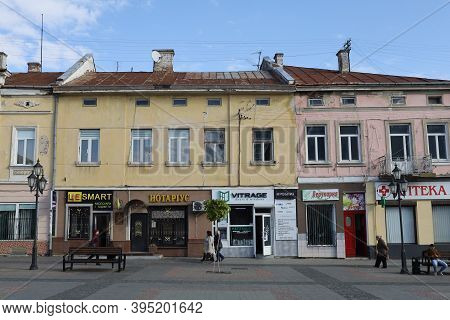 Drohobych, Ukraine - October 23, 2020: The Central Part Of The City