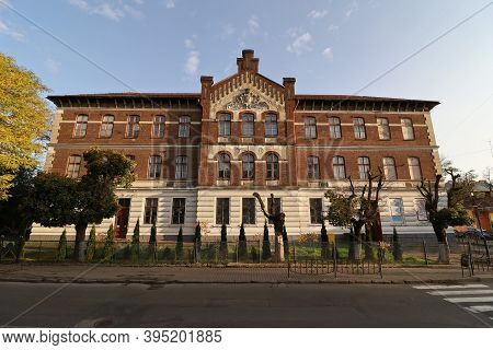 Drohobych, Ukraine - October 23, 2020: School Number 3 Educational Institution