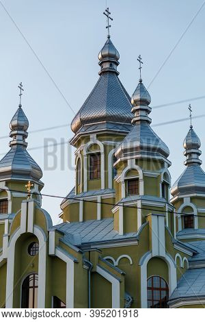 Drohobych, Ukraine - October 23, 2020: Church Of The Assumption Of The Blessed Virgin