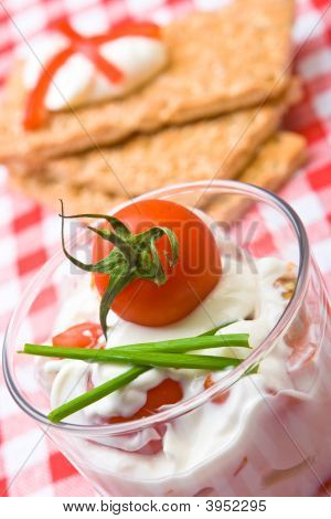 건강 한 토마토 간식