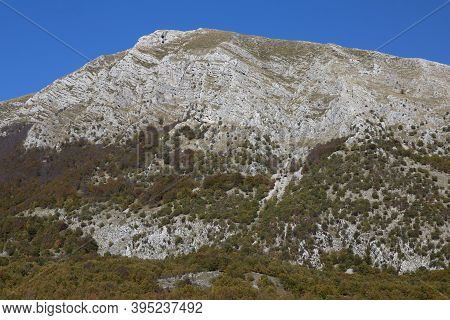 Abruzzo National Park - Autumnal View Of Marsicano Mount
