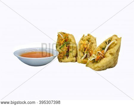 Malay Cuisine Or Stuffed Tofu Called Tauhu Sumbat
