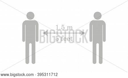 Keep Distance Sign Coronovirus Epidemic Protective Equipment Preventive Measures Steps To Protect Yo