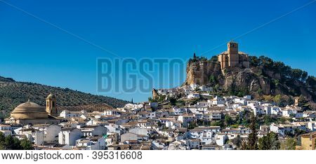 The Spectacular Spanish Town Of Montefrio With Its Whitewashed Houses And Its Sixteenth Century Clif