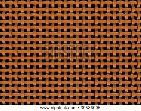 3D oranžové plastové sítě - abstraktní pozadí
