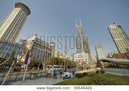 Streetview von shanghai Stadt