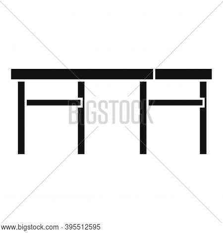 Folding Wood Table Icon. Simple Illustration Of Folding Wood Table Vector Icon For Web Design Isolat