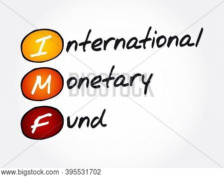 Imf - International Monetary Fund Acronym, Business Concept Background