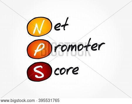 Nps - Net Promoter Score Acronym, Business Concept Background