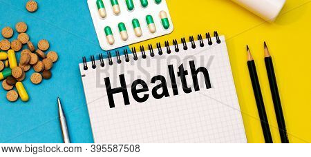 Treatment Word, Health Word With Medical Concepts And Medical Equipment