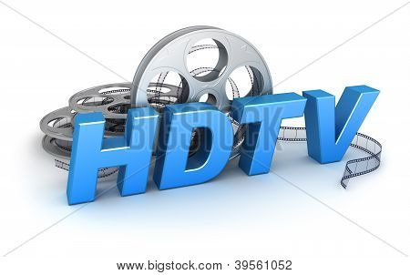 HDTV-Video. Konzept-Symbol
