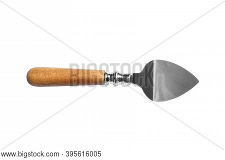 Parm Cheese Knife With Wooden Handle Isolated On White