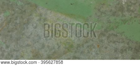 Khaki Texture. Watercolour Camouflage Illustration. Green Army Textile. Modern Geometric Design. Gre