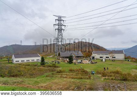 Naeba, Yuzawa, Niigata Prefecture, Japan - Oct 21 2019 : Dragondola Summit Station (naeba-tashiro Go