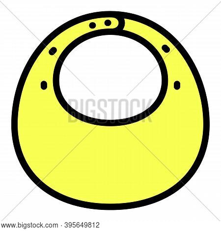 Baby Food Clothes Icon. Outline Baby Food Clothes Vector Icon For Web Design Isolated On White Backg