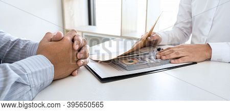 Dishonest Cheating In Business Illegal Money, Businessman Giving Bribe Money In Business People To A