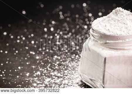 Chemical Baking Powder. Chemical Product That Allows To Give Sponginess To A Mass. Mixture Of A Non-