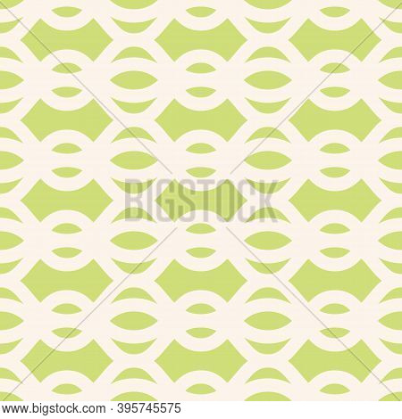 Vector Mesh Seamless Pattern. Texture Of Net, Lace, Weaving, Lattice, Smooth Grid, Wavy Shapes. Simp