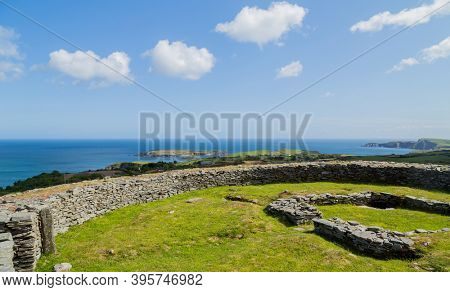 Knockdrum hill-top circular stone fort, County Cork, Ireland