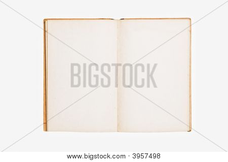 Öppen Vintage bok