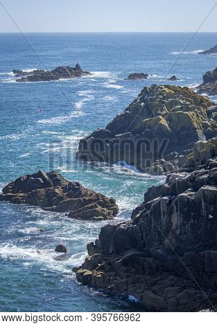 Saltee Islands From Wexford Ireland In A Sunny Day.