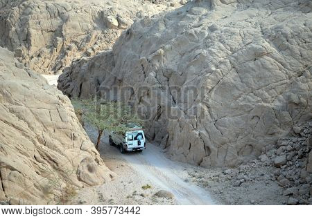 Toyota jeep popular for desert safari. Sharm El Sheikh, Egypt on November 8, 2020