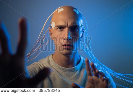 Technology-related Hazards, Human Species Change, Evolution, And Horrors. Neurointerface, Brain - Co