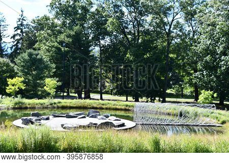 Annandale-on-hudson, Ny - Aug 30: The Parliament Of Reality, Created By Icelandic Artist, Olafur Eli