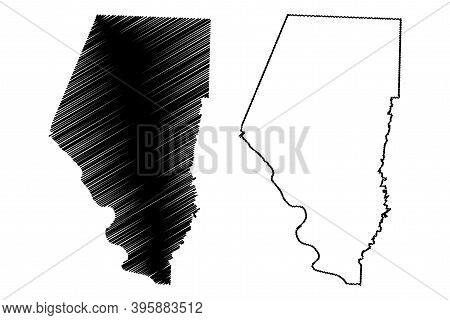 Boone County, Missouri (u.s. County, United States Of America, Usa, U.s., Us) Map Vector Illustratio