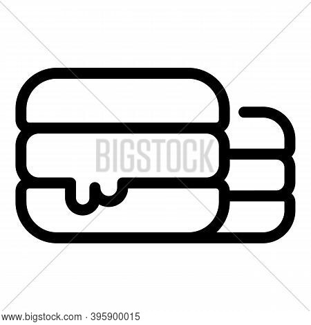 Macarons Icon. Outline Macarons Vector Icon For Web Design Isolated On White Background