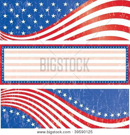 Juego de pegatinas de bandera americana