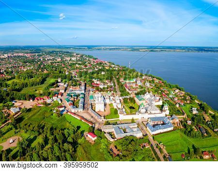Rostov Kremlin And Lake Nero Aerial Panoramic View In Rostov Veliky Or Rostov The Great In Yaroslavl
