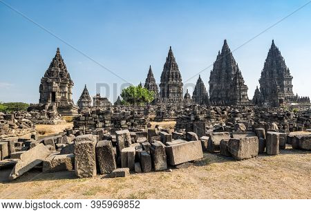 Prambanan Or Rara Jonggrang Is A 9th-century Hindu Temple Compound In Special Region Of Yogyakarta, 