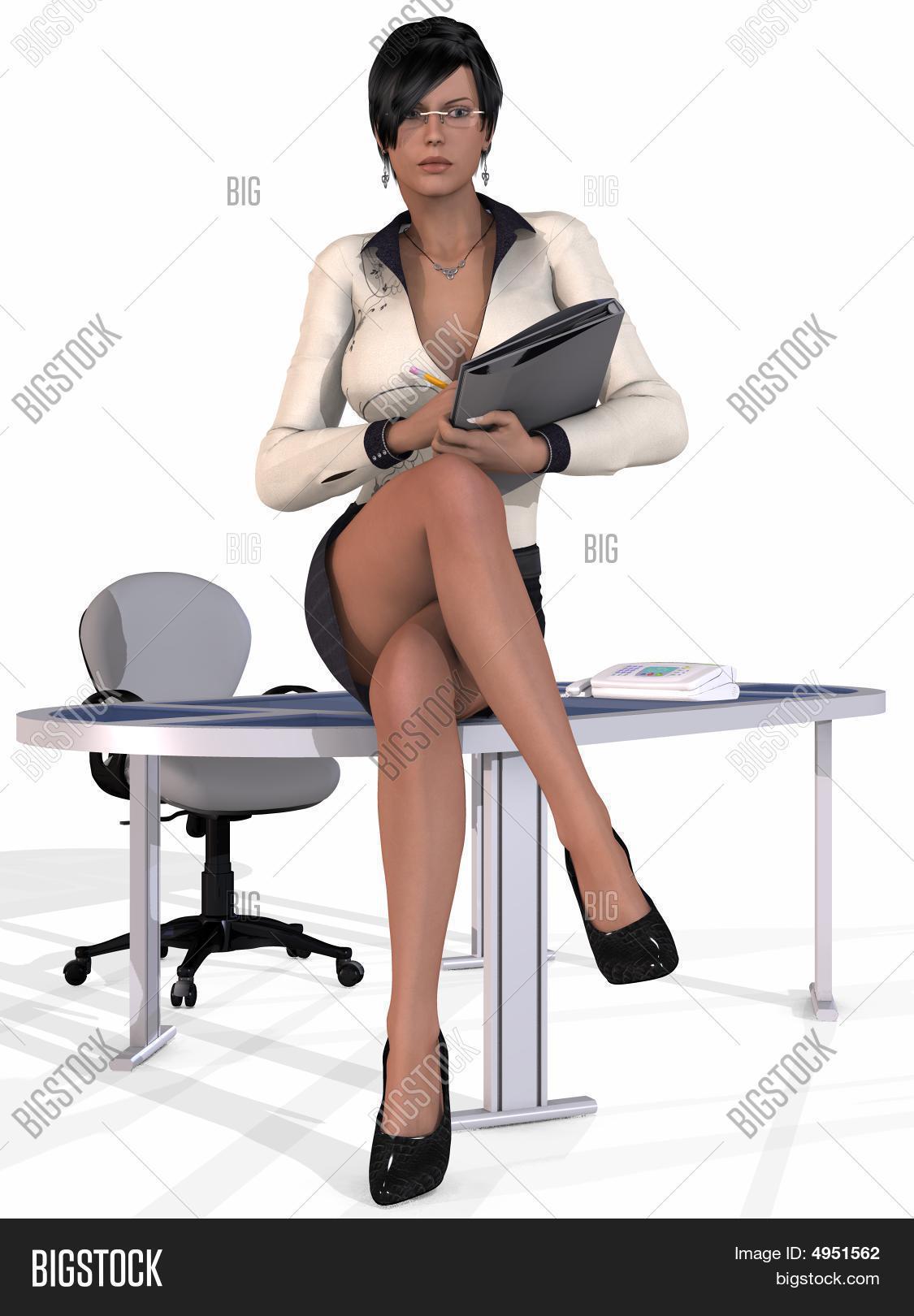 Sexy Secretary Image And Photo Free Trial Bigstock 5374