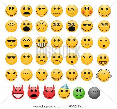 Emoticons set