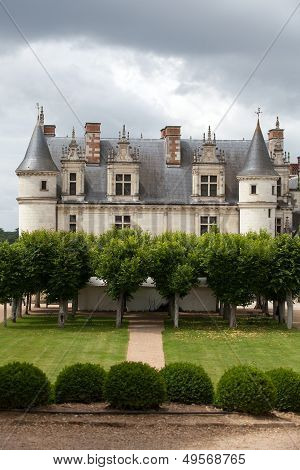 Amboise castle .Valley of the river Loire. France
