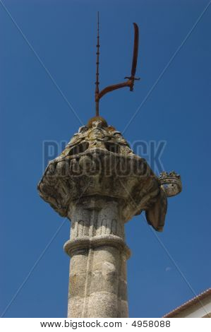 Rolki lub ramię sprawiedliwości w Vila Do Conde, Portugalia
