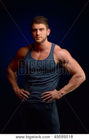 sportliche junge Mann portrait