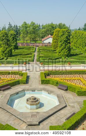 Baranow Sandomierski Kalesi, Polonya - bahçeleri