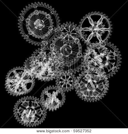 wire mechanism gears