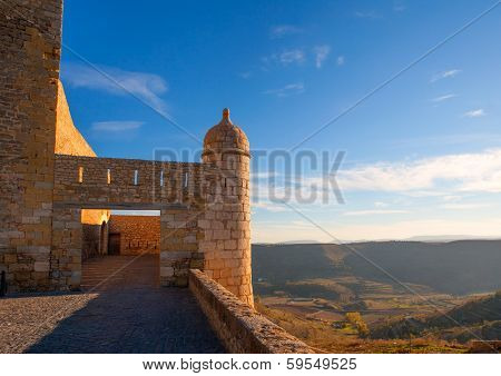 Morella in castellon Maestrazgo castle fort at Spain