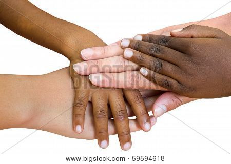 Human Races Joined Together.