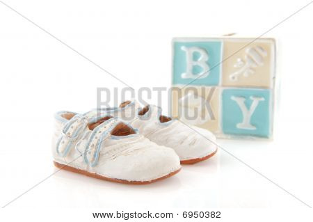Chaussons bébé, tirelire