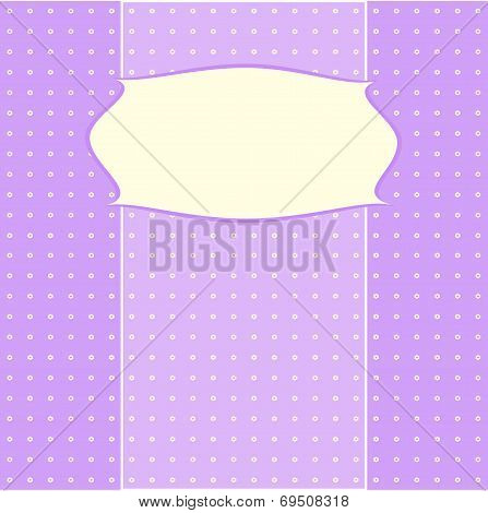 Card For Congratulation. Vector Illustration.