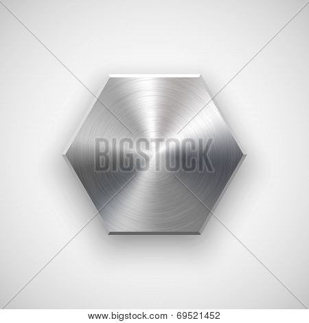 Abstract Polygon Button Template