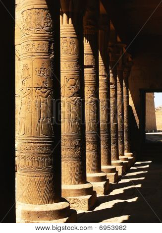 skyggen i Egype tempel