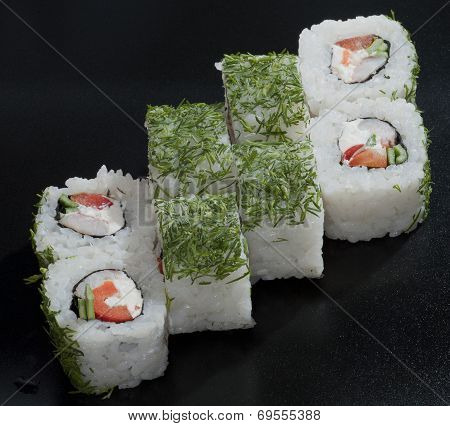 White Japanese Sushi